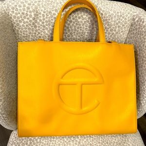 Authentic Mustard Yellow Telfar Tote